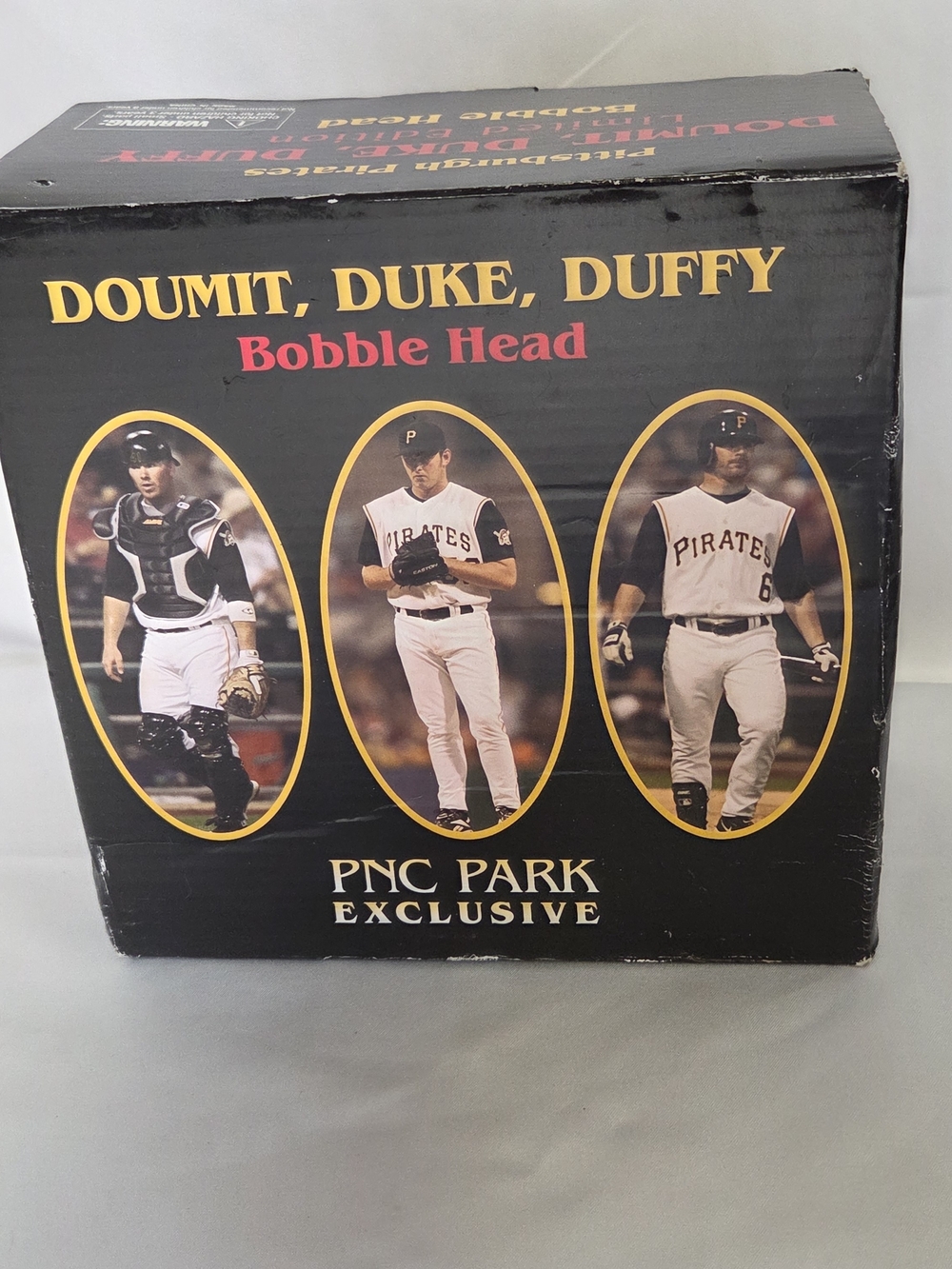 2006 Pittsburgh Pirates Doumit Duke Duffy Triple Bobblehead PNC Park Exclusive